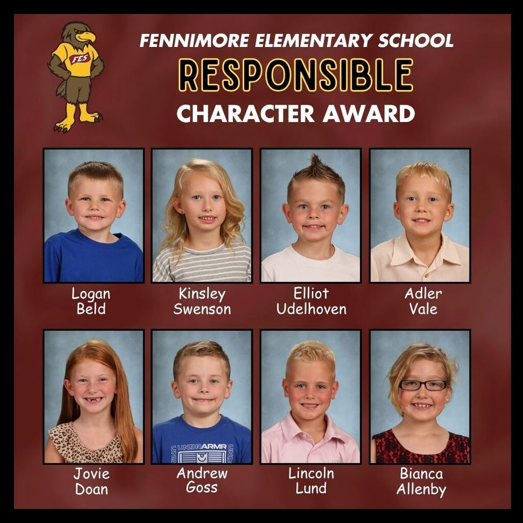 PBIS responsibility award winners