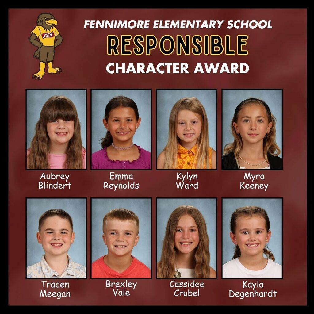 PBIS responsibility award winners