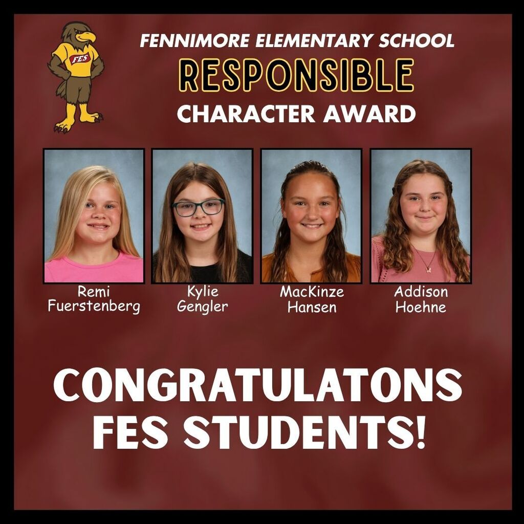 PBIS responsibility award winners
