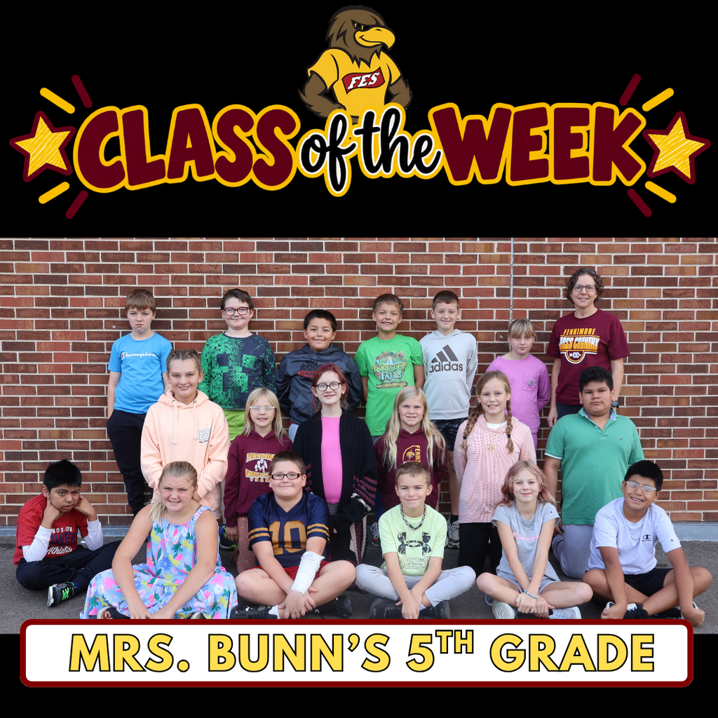 class of week - Mrs. Bunn's 5th Grade