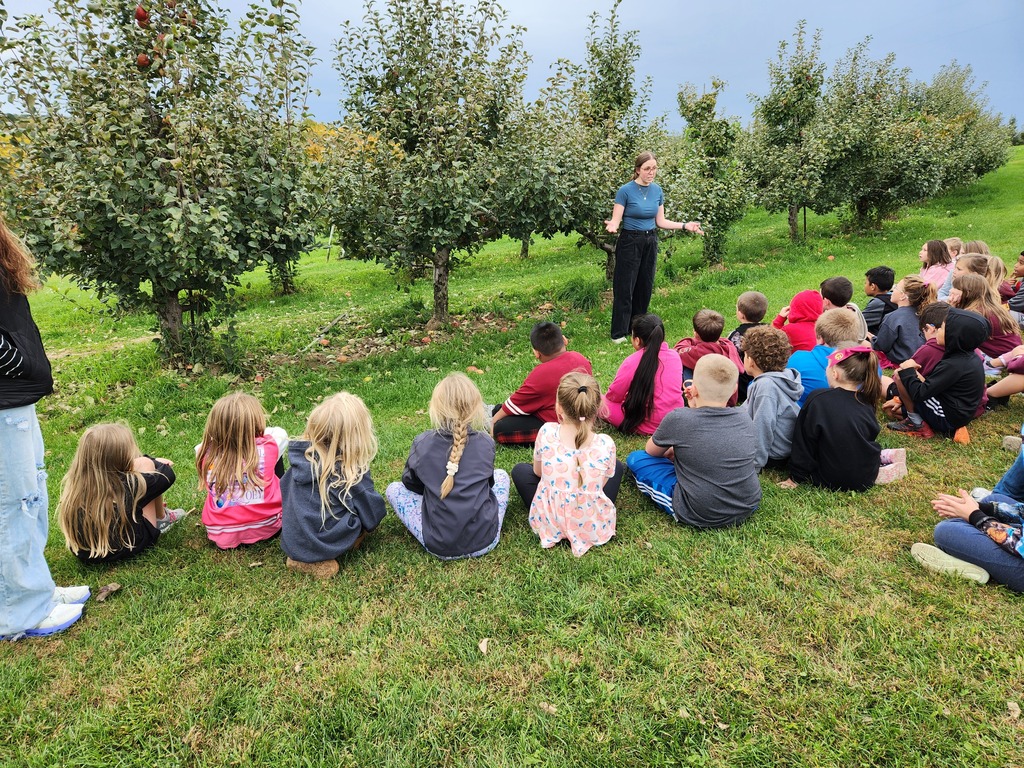 students see the apple factory