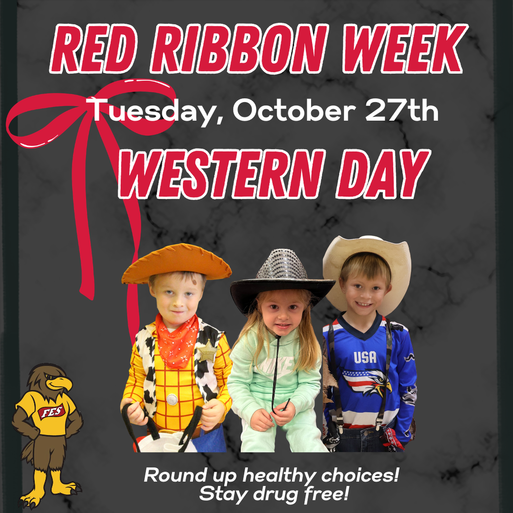 Red ribbon week - Western day - Tuesday October 27th