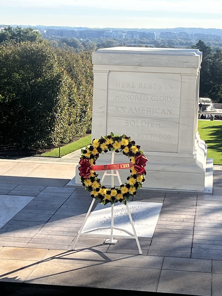 Wreath at Tomb of the Unknown Soldier