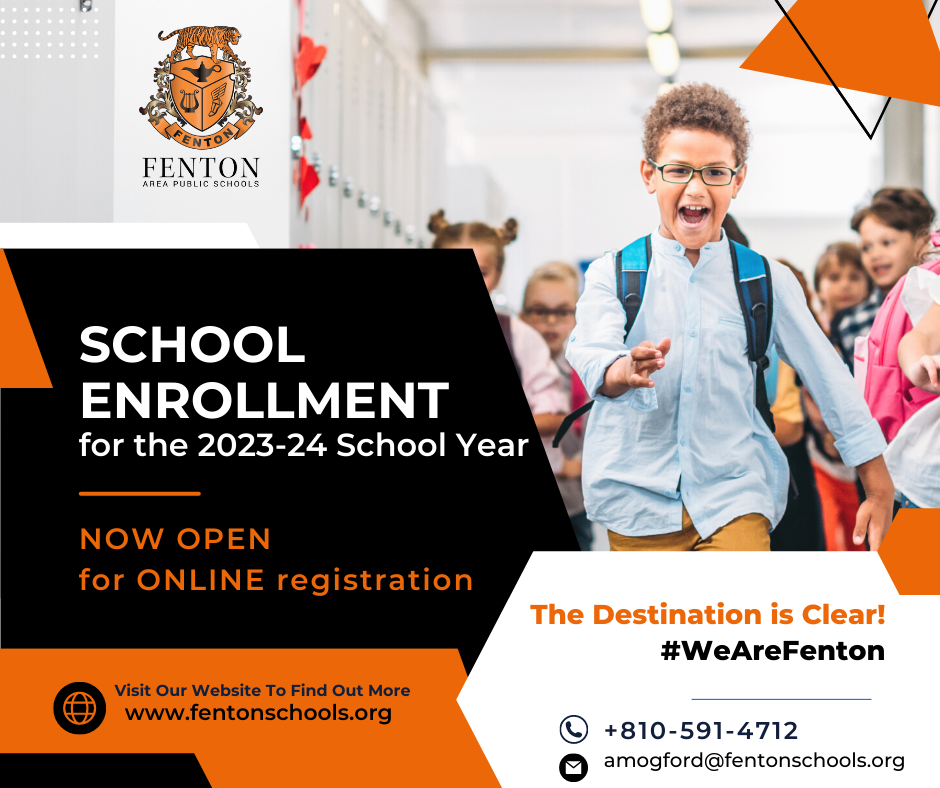 Registration is NOW OPEN! Fenton High School