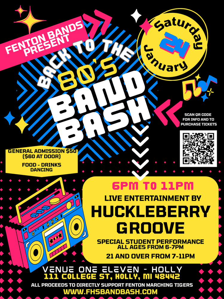 FHS BAND BASH Flyer