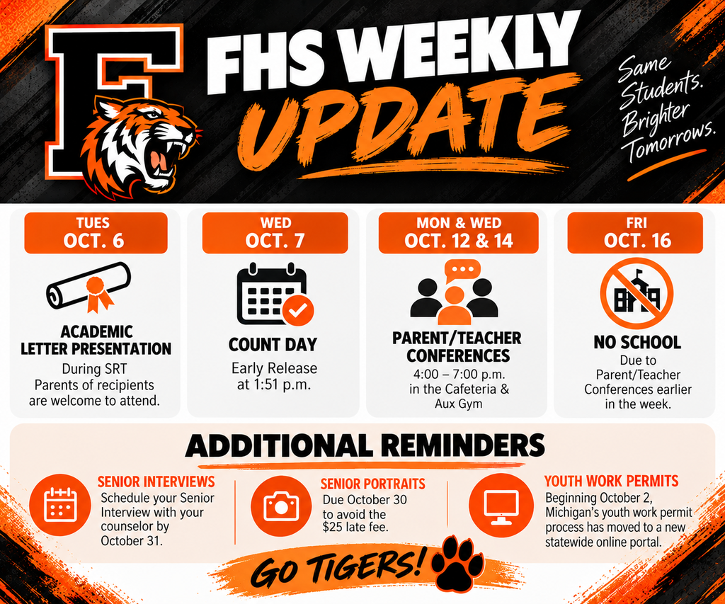 FHS Weekly Update