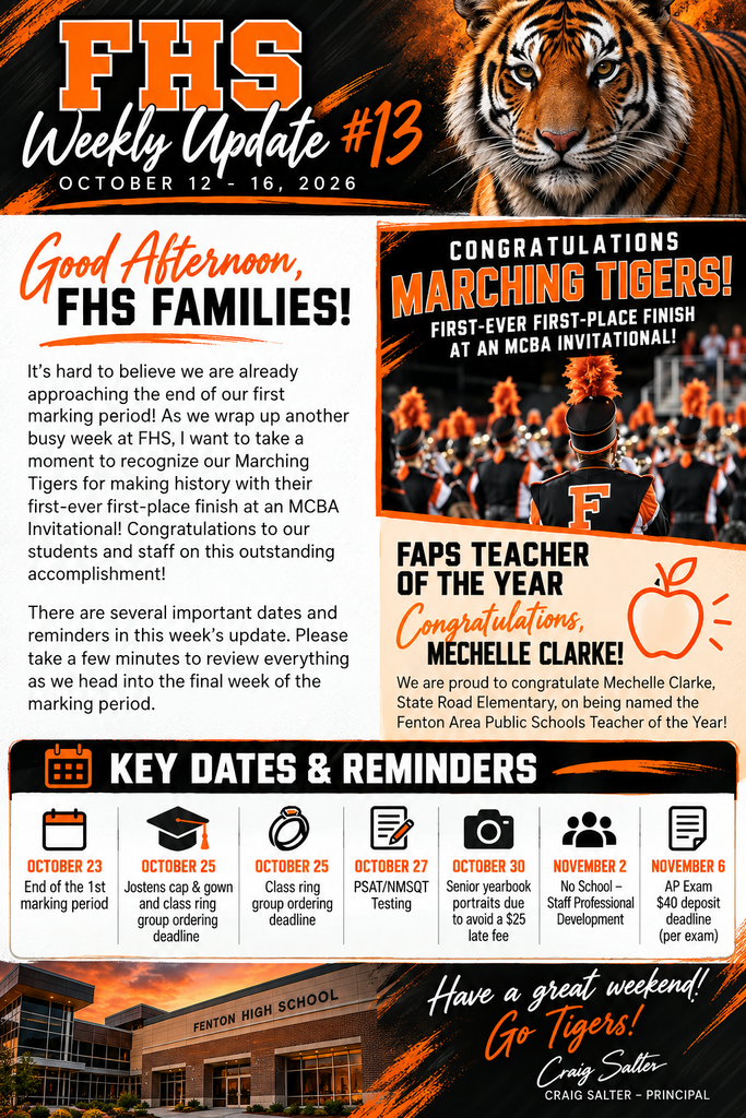 FHS Weekly Update #13