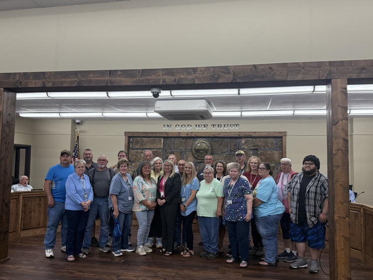 fentress county bus drivers and assistants being recognized!