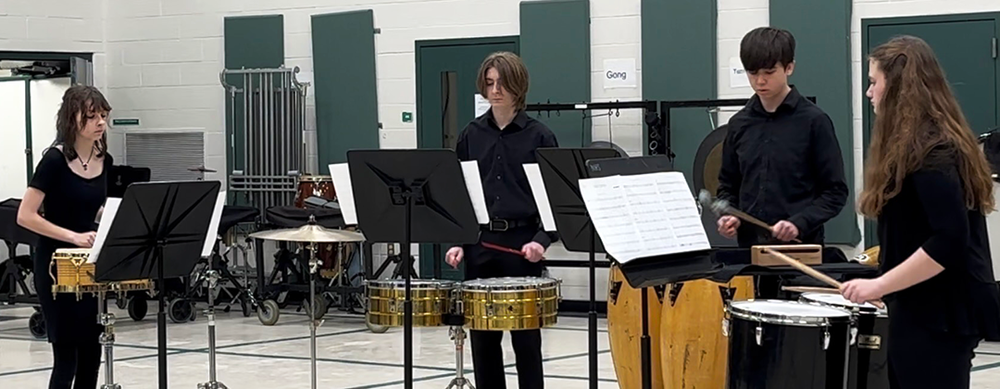 Students participate in solo and ensemble festival
