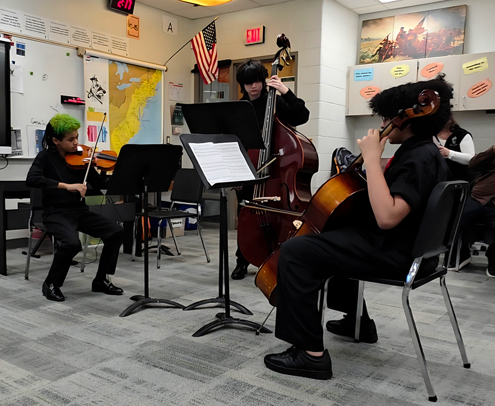 musicians performed beatifully in Middle School competition