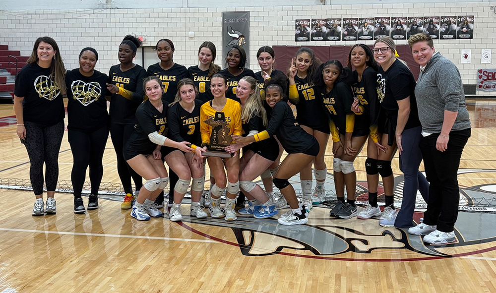 volleyball wins district championship