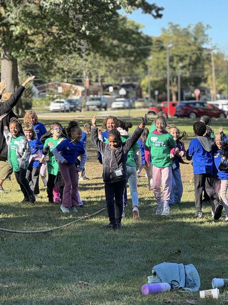 walkathon at Ferndale Elementary