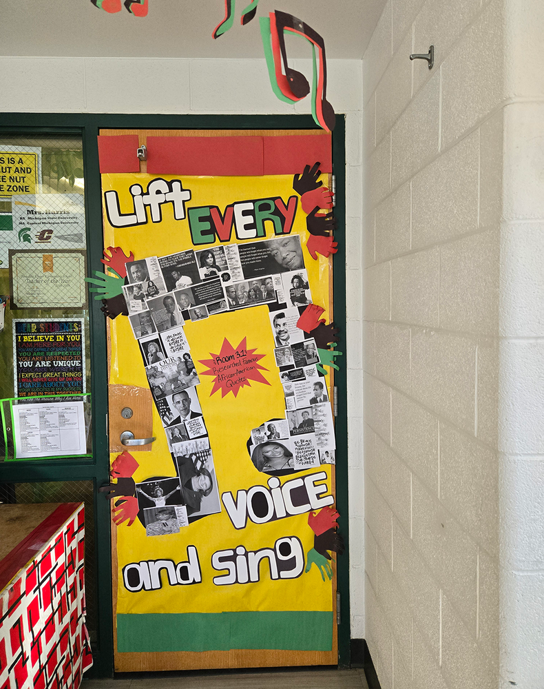 FUEL decorated doors to celebrate Black History Month