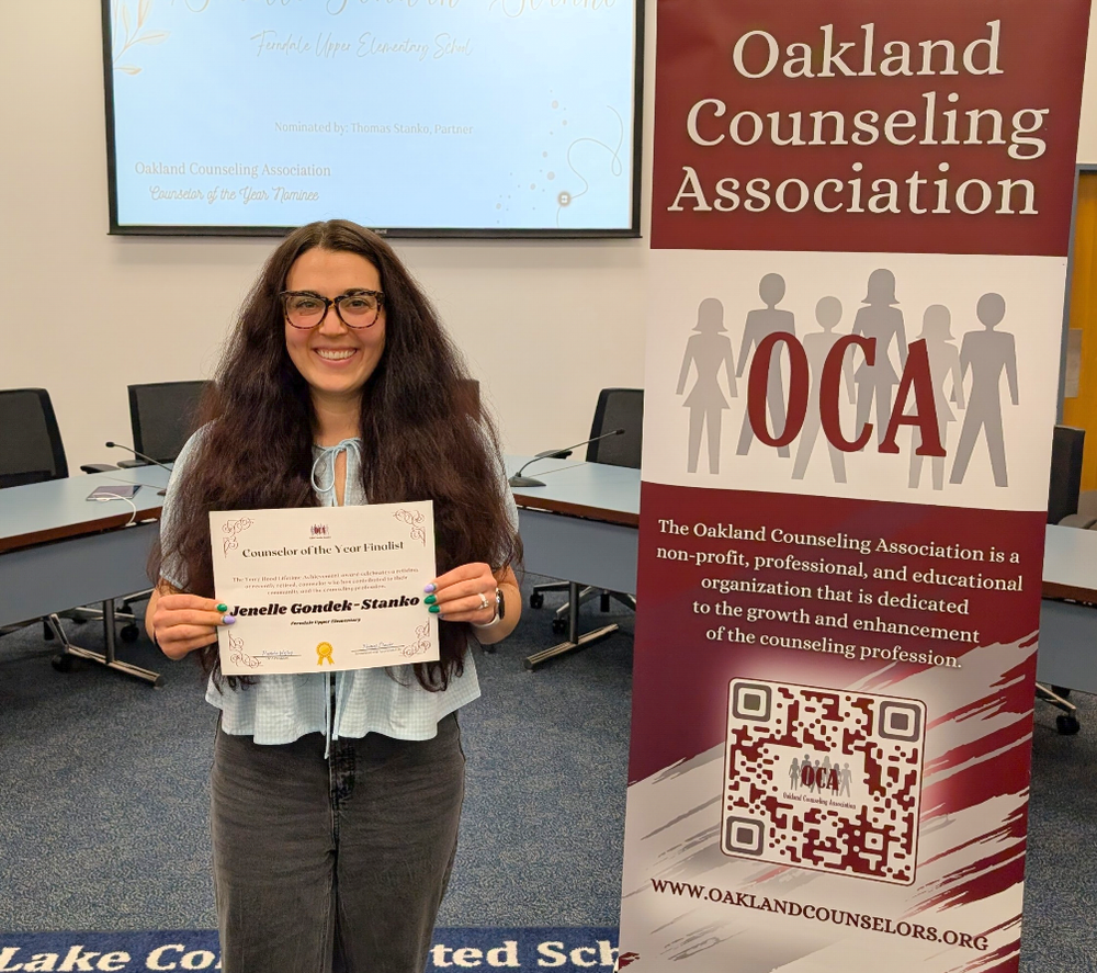 Janelle Gondak-Stanko honorer for her contribution to community health