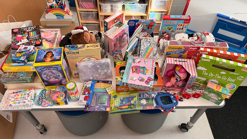toys raised during the Toy Drive