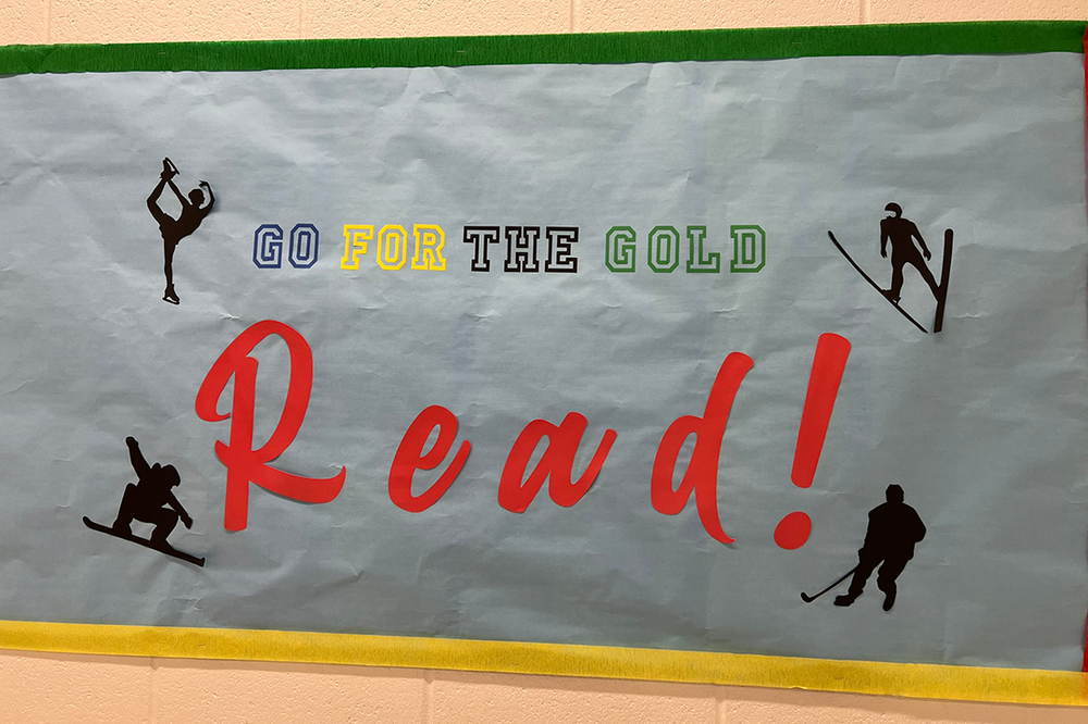 Go for the Gold. Read! banner