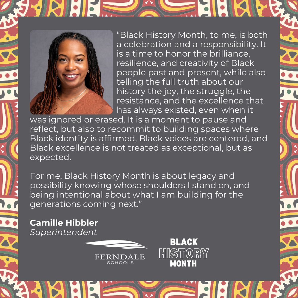 Superintendent celebrates Black History Month