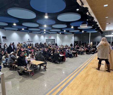 parents attend Kindergarten Open House