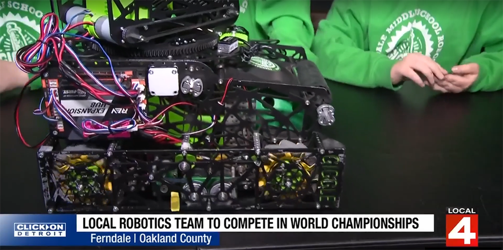 WDIV highlights Giggle Pickles robotics team fundraiser for World Championships