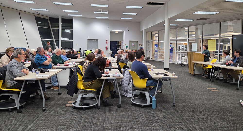 community gathers for an evening with neurodiverse folks