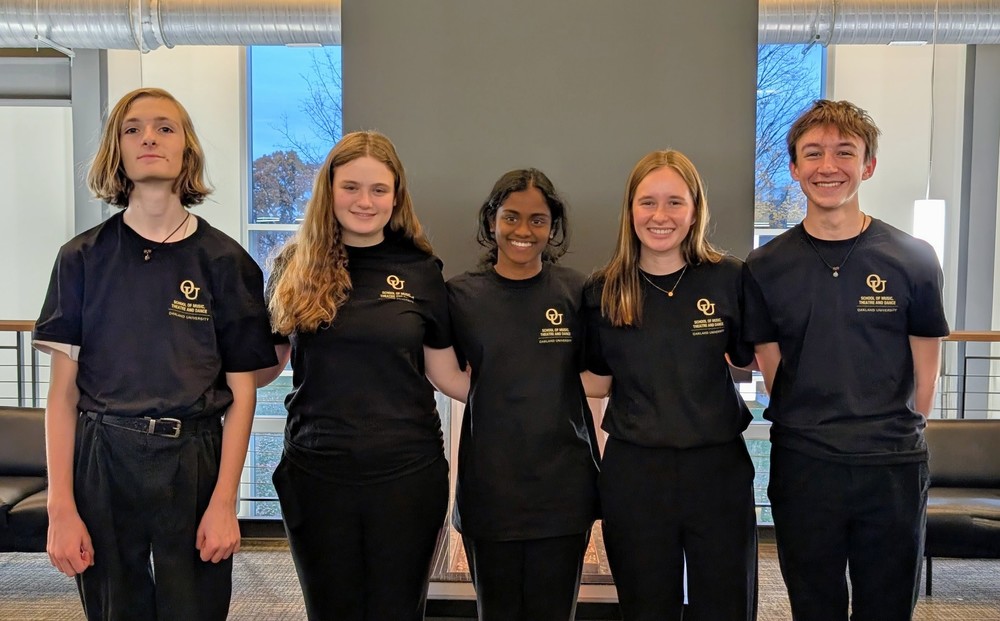 five Ferndale musicians perform in Oakland University Honors bands