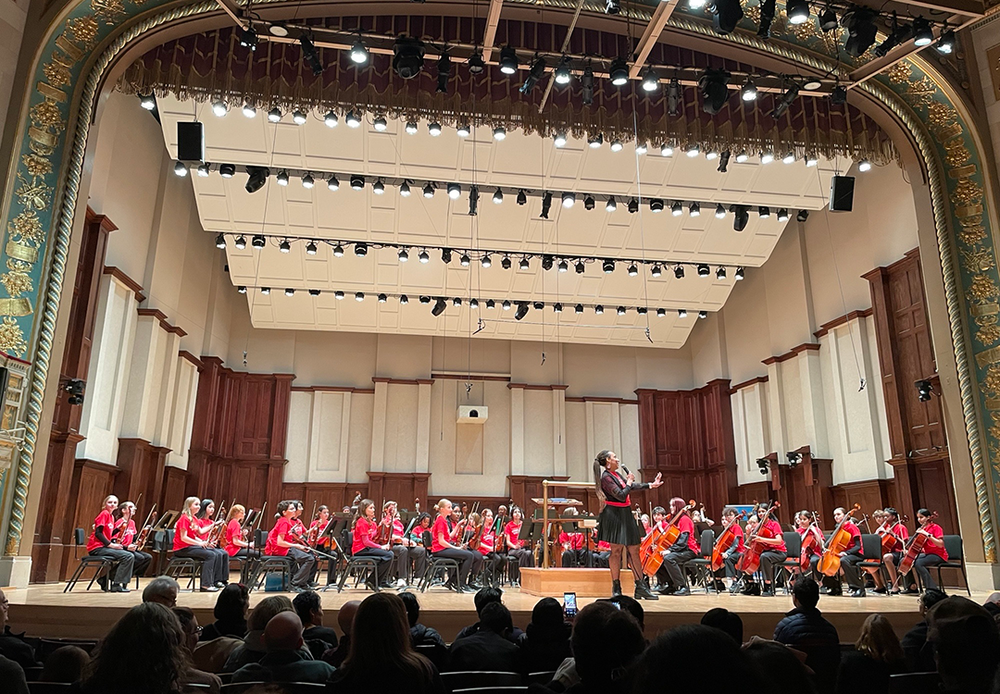 Orchestra students perform at Orchestra Hall