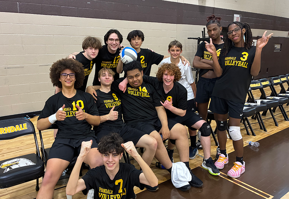 boys volleyball team