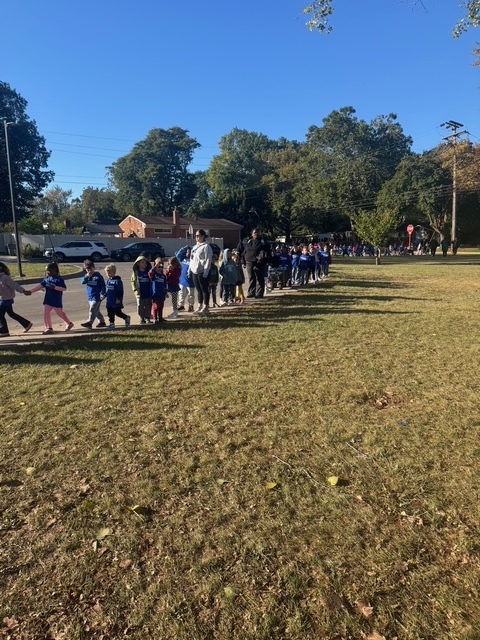 walkathon at Ferndale Elementary