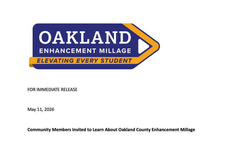 Oakland Enhancement Millage