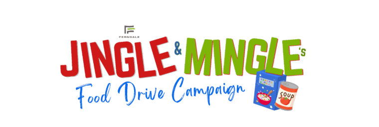 jingle and mingle food drive campaign