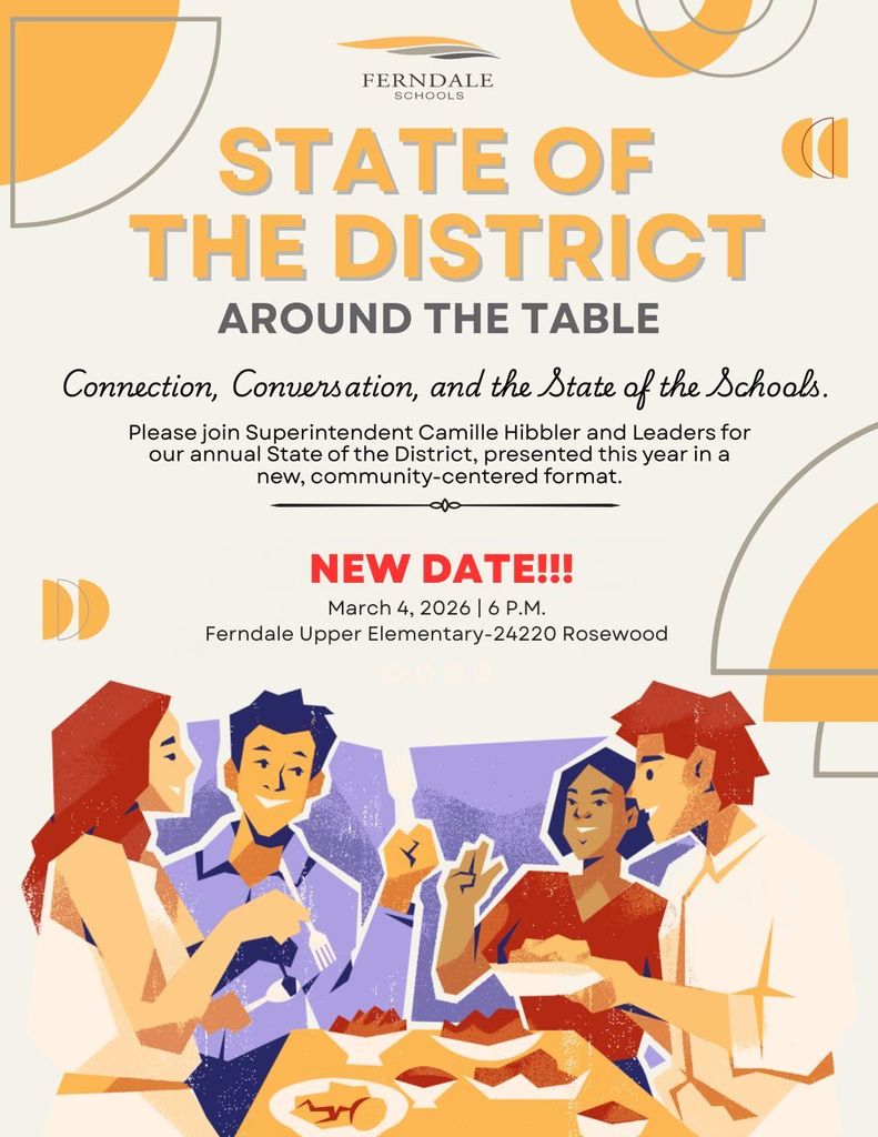 Join us on our new date March 4th at 6pm at FUEL for "State of The District" Around the Table Meeting!