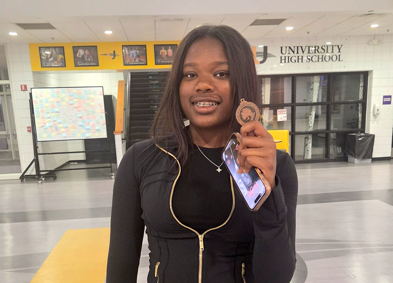 uhs track runner wins
