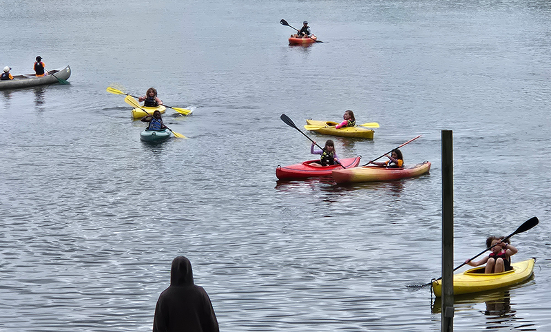 Ferndale students practice kayaking and water safety at outdoor school