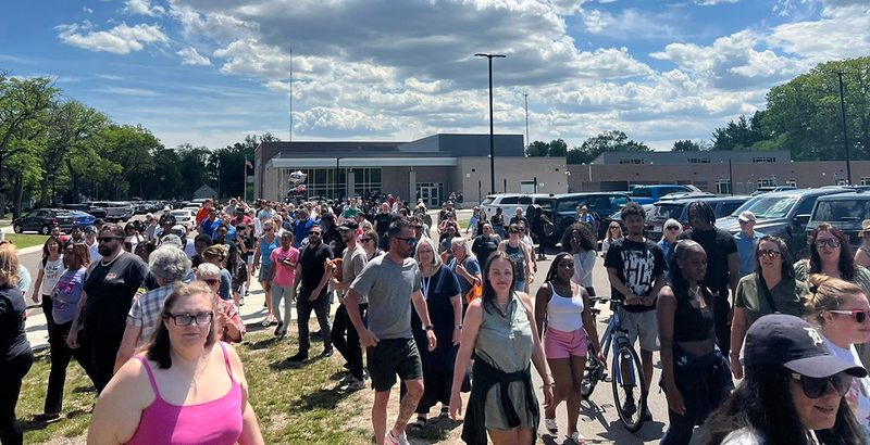 2nd Grade Graduates are honored with a clap-out ceremony