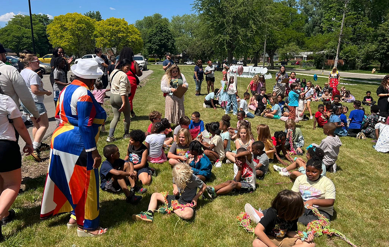 2nd Grade Graduates are honored with a clap-out ceremony