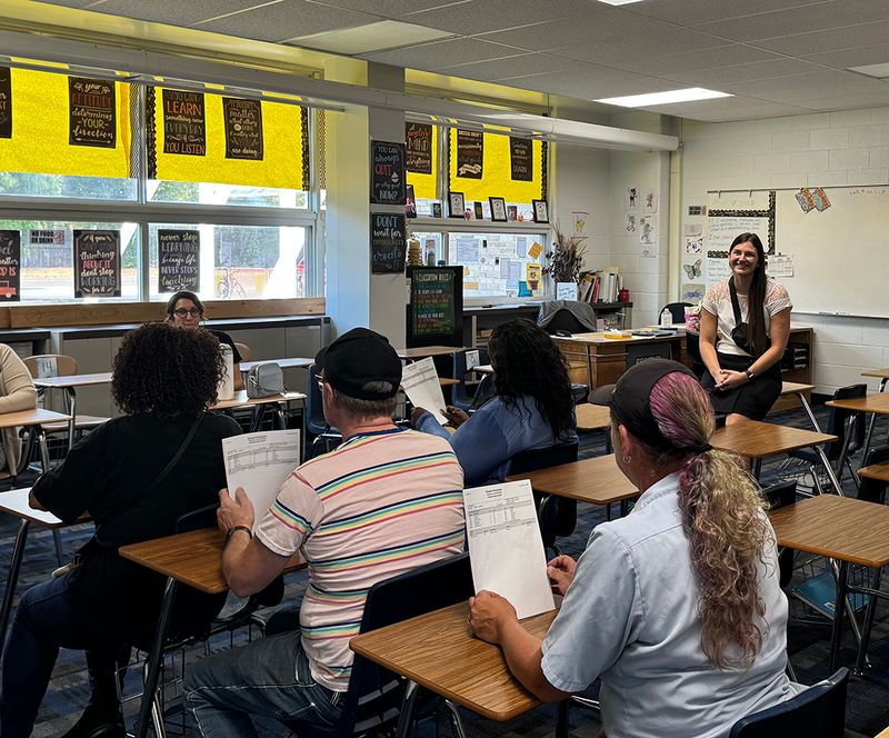 parents attend curriculum night