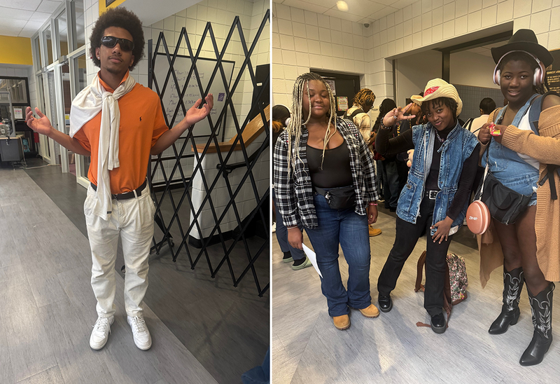 uhs spirit week students dress up for club or country day