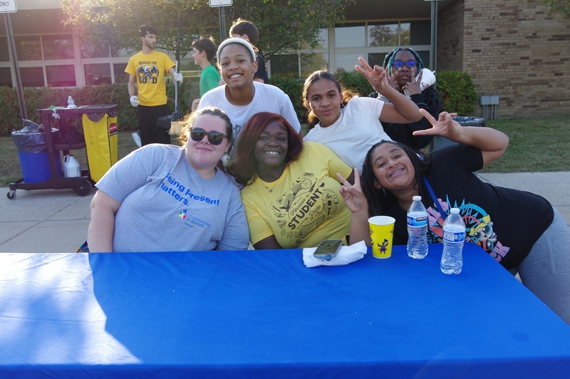 community members come together at homecoming tailgate