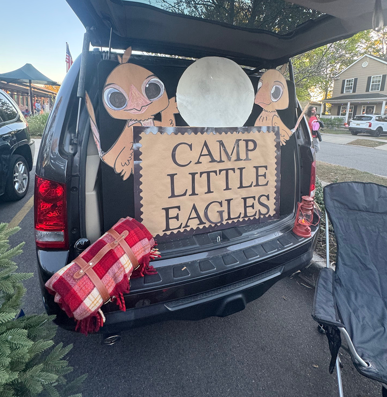 trunks were decorated and treats were shared at the annual trunk or treat event.