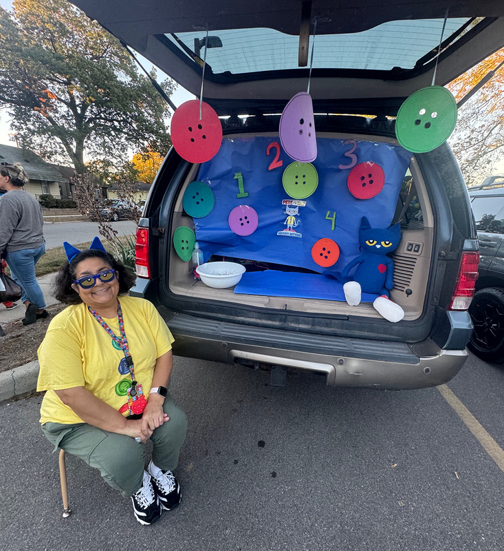 trunks were decorated and treats were shared at the annual trunk or treat event.