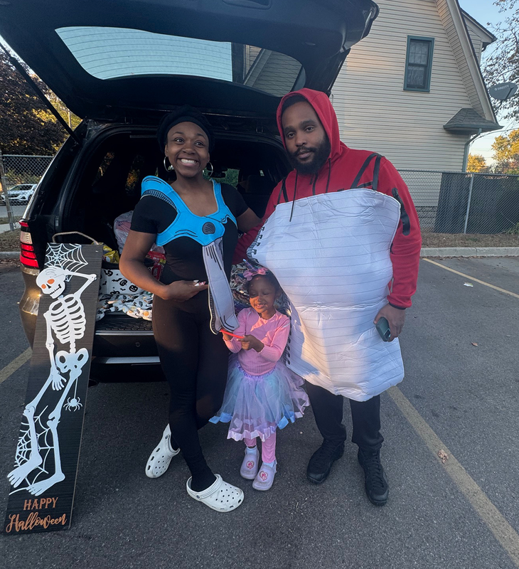 trunks were decorated and treats were shared at the annual trunk or treat event.