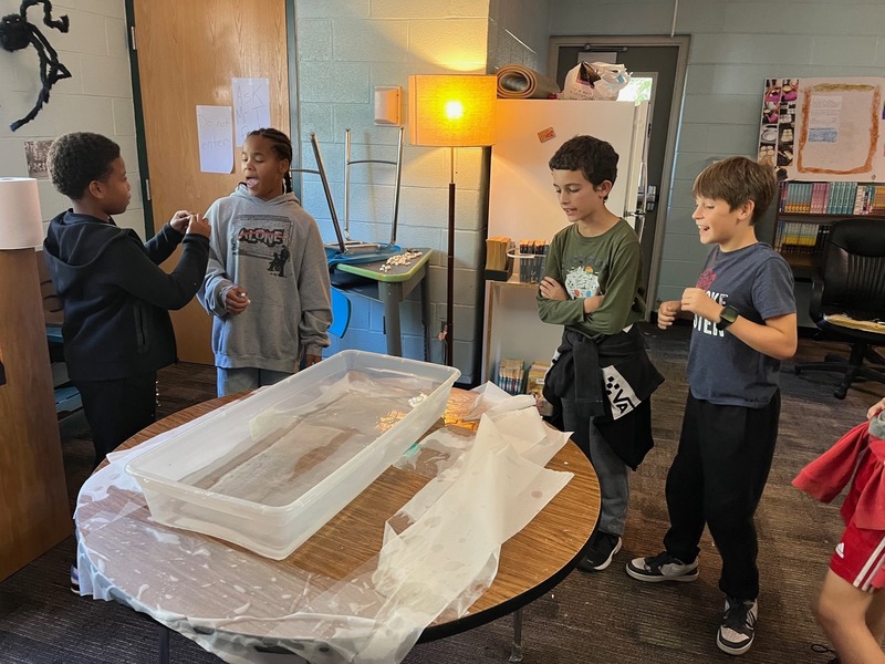 students make toothpick creations to learn engineering skills