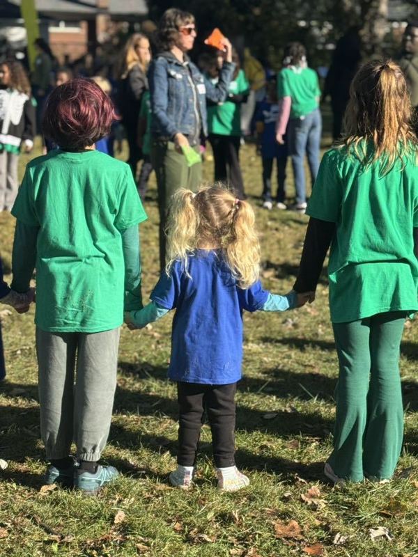 students play at walkathon field day