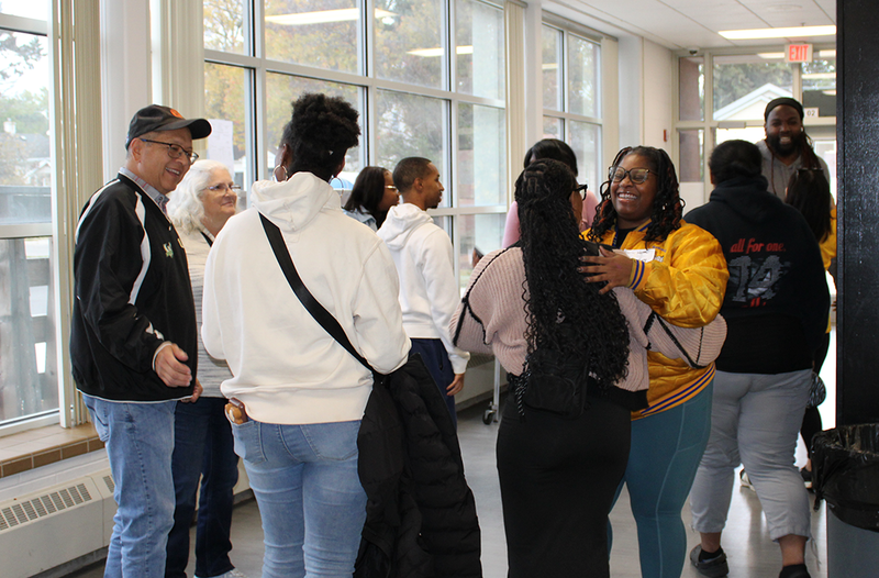 Alumni, staff, and neighbors enjoyed the celebration.