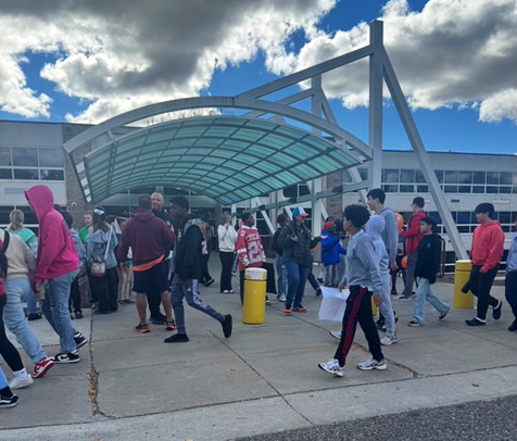 students march against bullying