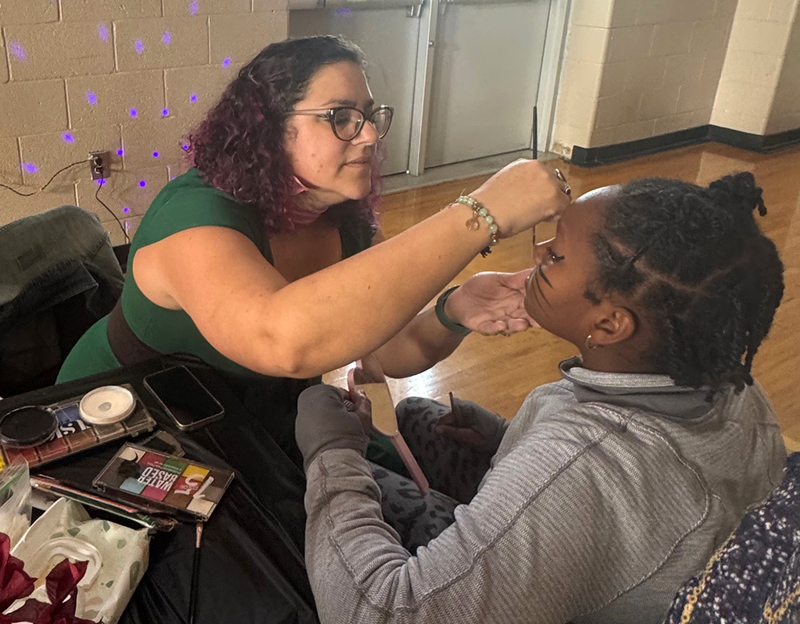 students wore costumes to FMS halloween dance