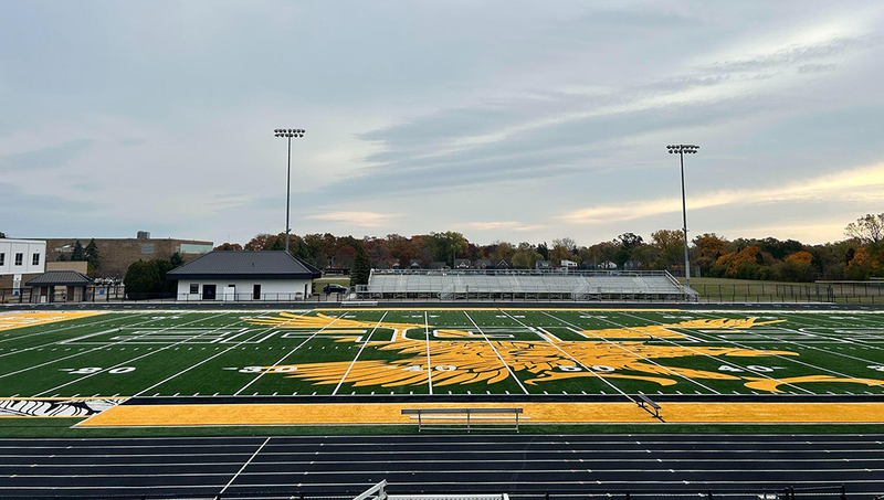 new field at track at Ferndale High School
