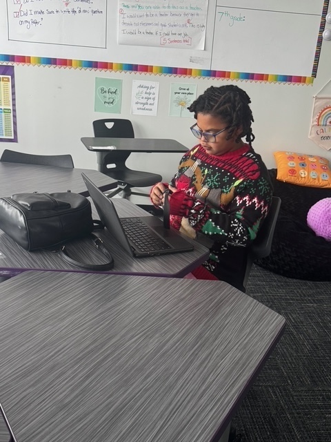 students wrote their own stories