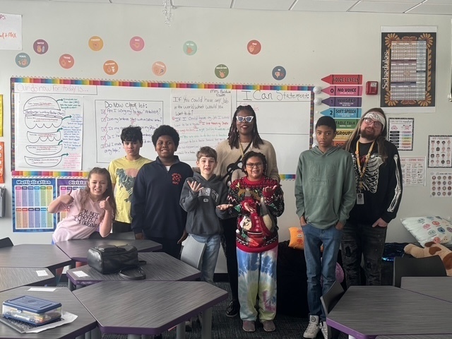 student authors gather for a photo opportunity