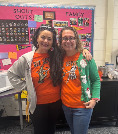 staff and students celebrate 67 days of school